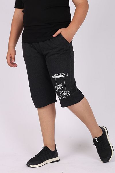 çiko kids Boy's Loading Game Print Detailed Pocket Shorts/Capri