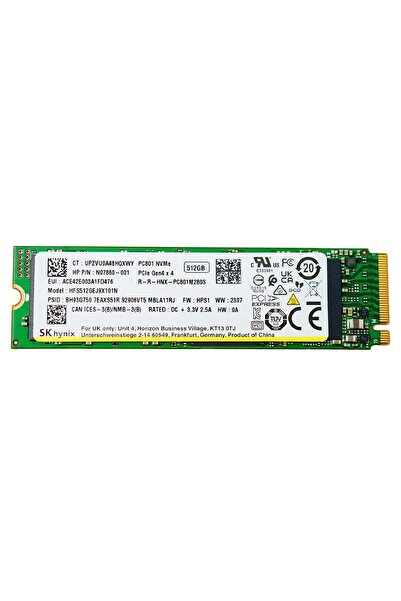 SKHYNİX SK Hynix PC801 512GB M.2 2280 NVMe SSD
