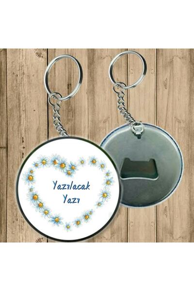 Özcan Tasarım هدية عيد الأم سلسلة مفاتيح مخصصة بالاسم (سلسلة مفاتيح مع فتاحة)