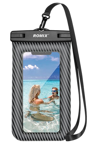 ROMİX New Generation High Quality Waterproof Underwater Case Compatible with All Phones