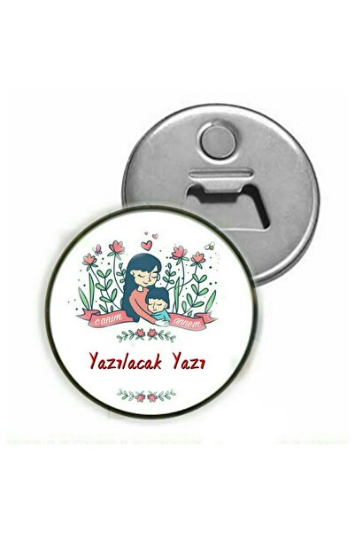 Özcan Tasarım Anneler Günü Hediyesi Isime Özel Magnet ( Açacaklı Magnet )