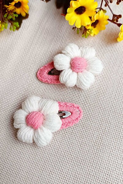 D&D CONCEPT Agrafă de păr pentru fetiță și bebeluș cu model de margarete - Se...