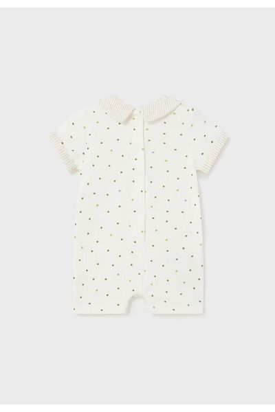 MAYORAL Newborn Collared Jumpsuit