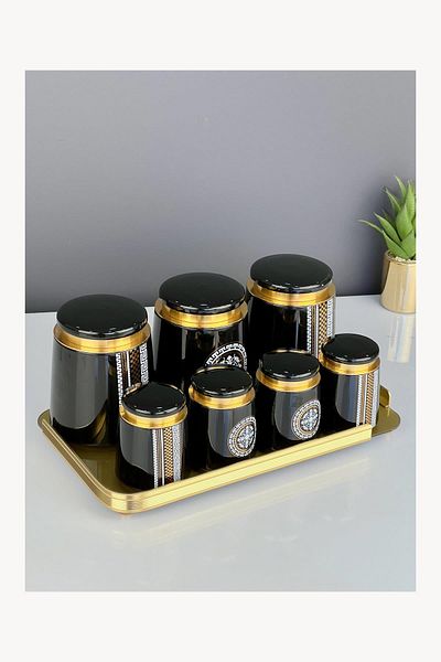ACAR Lux Porcelain Sonia 7-Piece Spice Set