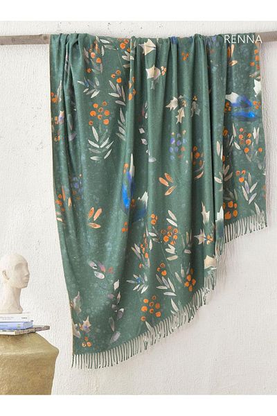 The Club Cotton BOHO SPECIAL PRODUCTION MULTI-PURPOSE FRINGED BLANKET RENNA 220X240 CM