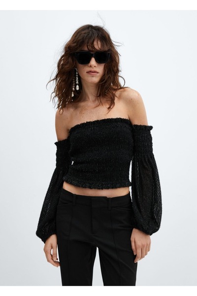 MANGO Woman Lureks Off-Shoulder-Bluse