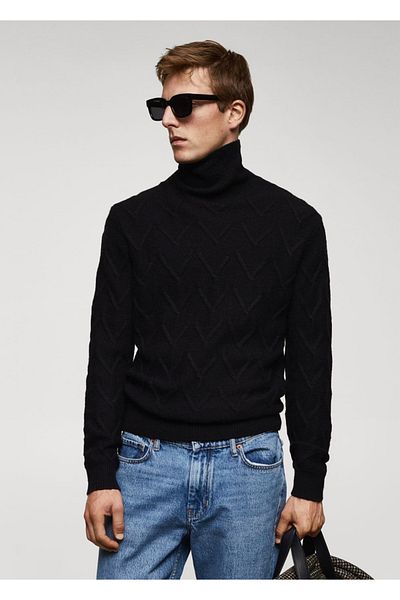 MANGO Man Wollpullover