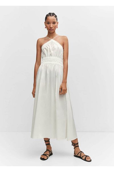 MANGO Woman Rochie Halter adunată
