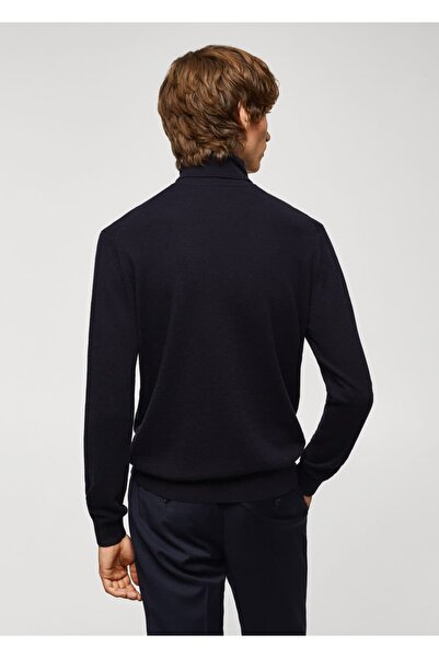 MANGO Man Yüksek yaka yün kazak