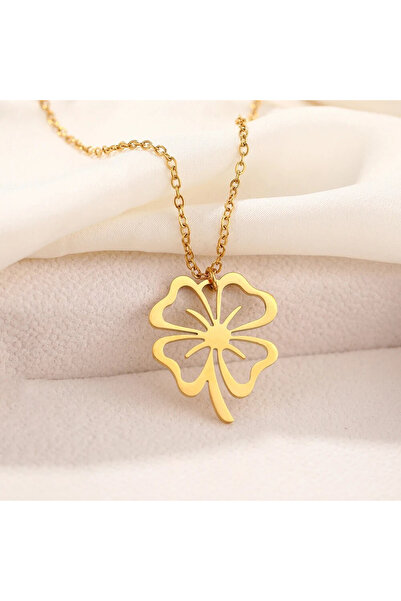 Ay Accessories Gümüş Yonca Kolye