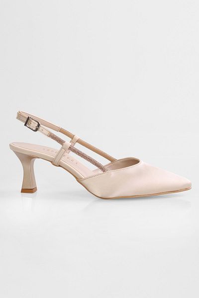 Shoeberry Damen Defs Skin Satin Stiletto