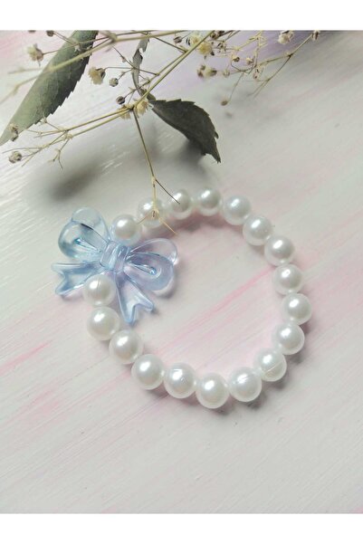 Nas Aksesuar baby child special occasion gift ribbon pearl bracelet