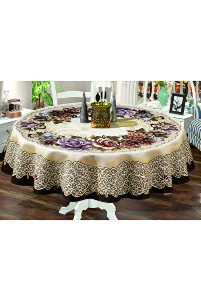 Yeshome Collection St-110 Goblen Masa Örtüsü- Yuvarlak