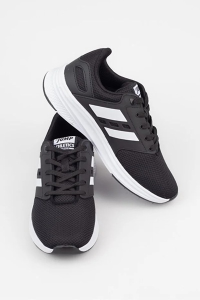 Jump 29964 - 29779 Unisex  Siyah Beyaz Anatomik Tabanlı Ekstra Rahat Günlük Spor Sneakers Ayakkabı