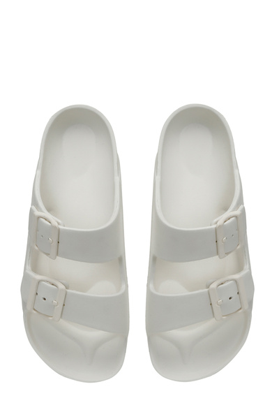 Polaris 400367.Z4FX Beyaz Kadın Terlik