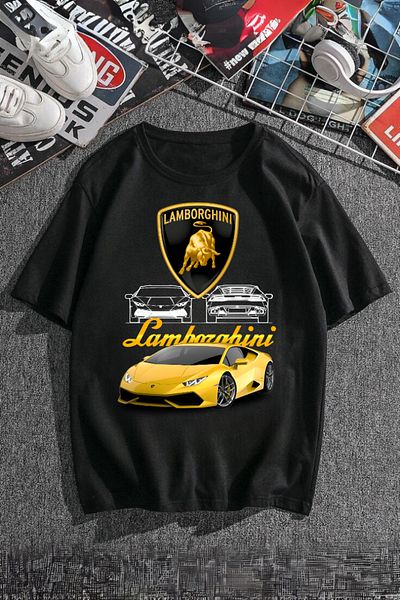 Touz Moda Μπλουζάκι Lamborghini Retro Printed