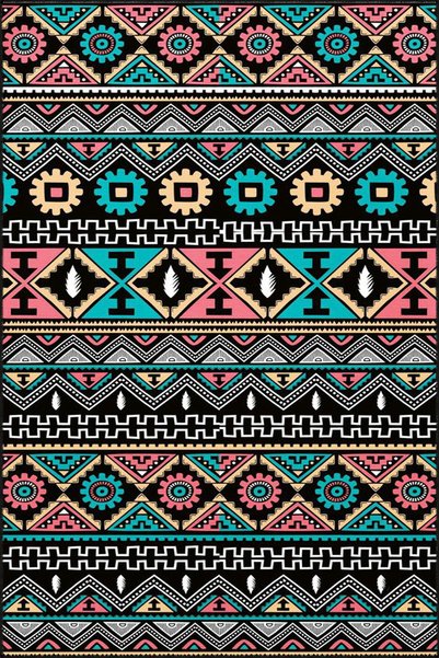 Rugs Modern Halı قاعدة منسوجة هندسية وسجاد زخرفي بألوان سوداء 4366