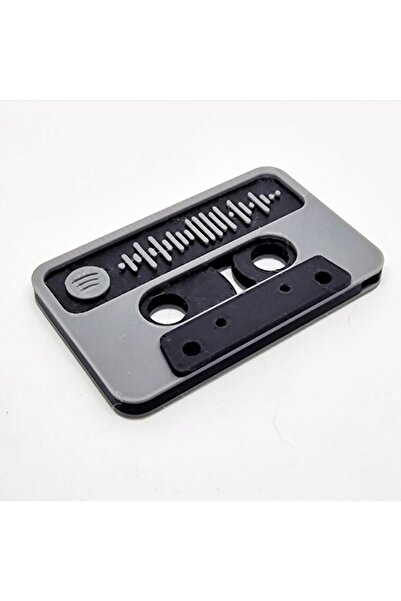 Minikbahcem Spotify Müzik Kodlu Vintage Nostalji Teyp Kaseti Anahtarlık