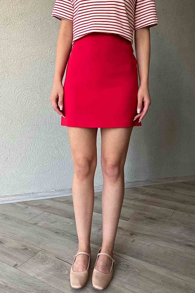 Seda Yalçın Atelier Red Classic Mini Skirt