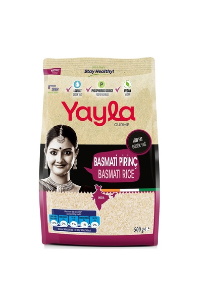 Yayla Gurme Basmati Rıce Basmati Pirinci 500 gr