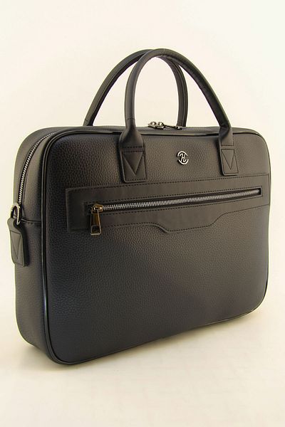 HNB Unisex Black 15.6 Inch Computer Laptop Briefcase