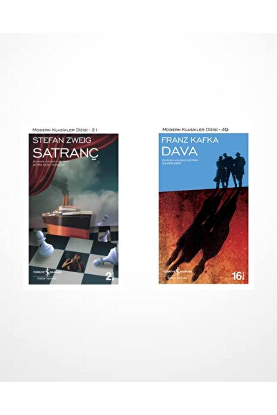 TÜRKİYE İŞ BANKASI KÜLTÜR YAYINLARI Satranç (Stefan Zweig) - Dava (Franz Kafka)