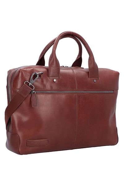 Plevier Flint Aktentasche Leder 44 cm Laptopfach