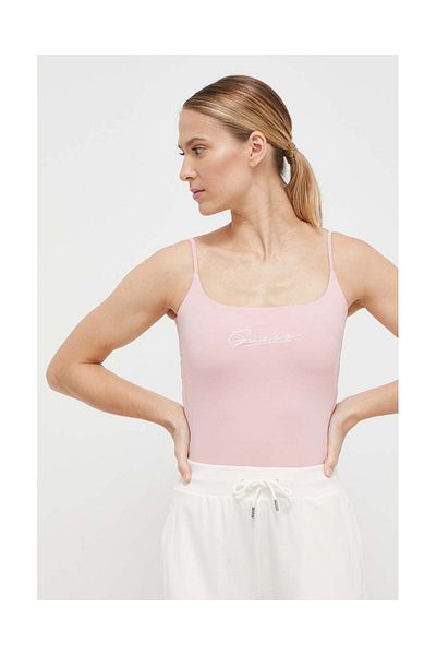 Guess Women's Pink Bustier V4RP06J1314