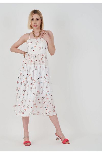Herita Kleid mit dünnen Trägern