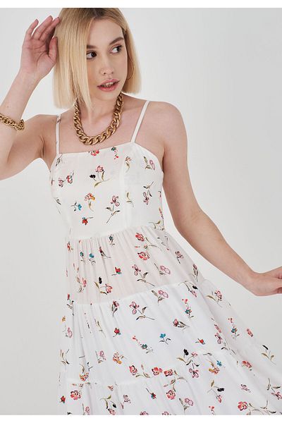 Herita Kleid mit dünnen Trägern