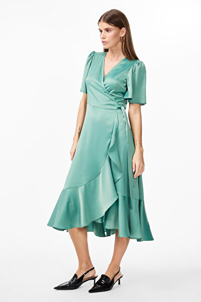 YAS. YASTHEA Midi Wrap Dress - 2/4 Size, S. Noos Model