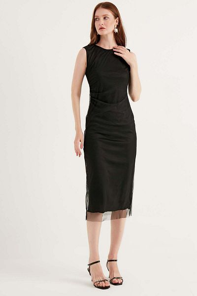 Herita Ärmelloses Midikleid