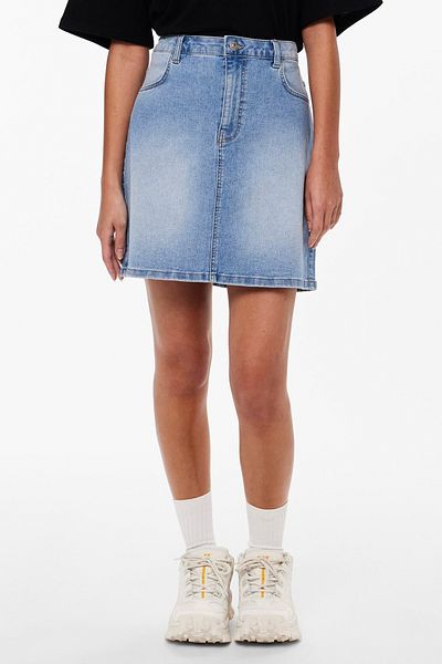PIECES PCPEGGY HW LB Fustă DENIM NOOS