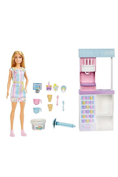Barbie Ice Cream Shopkeeper Playset HCN46