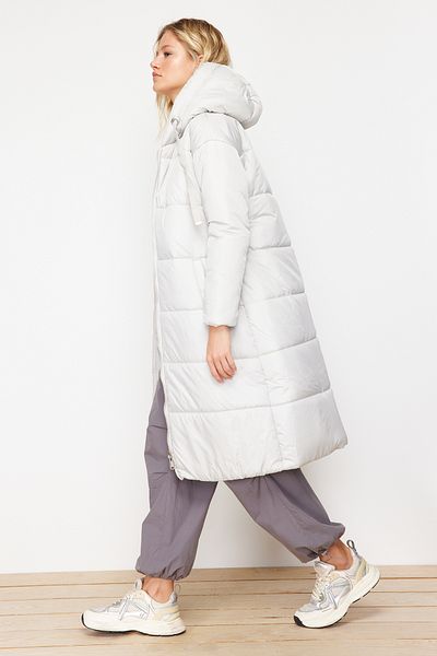 Trendyol Collection Vodoodpudivá bunda s kamennou kapucí TWOAW24MO00136