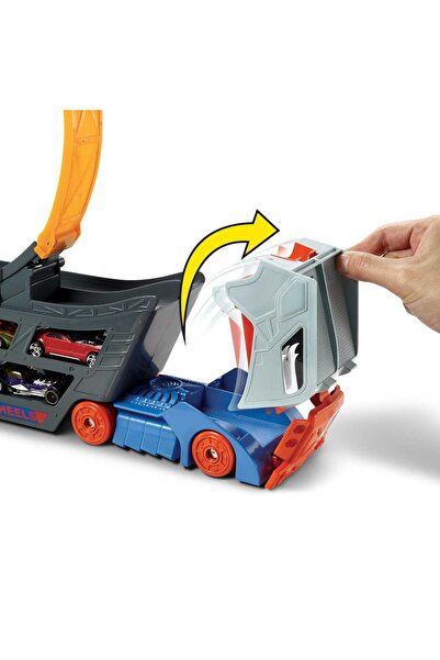 HOT WHEELS Hotwheels Standlı Set Transformers Atlayış 18 Araba Taşıyıcı Kapasiteli 1 Tane Hotwheels Araç Dahil