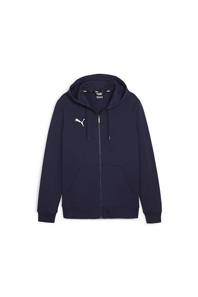 Puma Teamgoal Casuals Hooded Jacket Ανδρικό μπουφάν ποδοσφαίρου65859506 Navy Blue