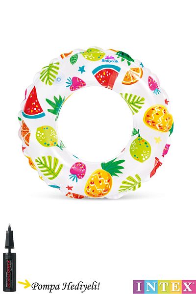 hediyecik Intex Fruit Patterned Children's Ring - 51 Cm, 3-6 Years Pool and Sea