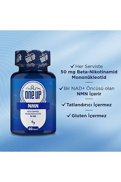 One Up Nmn 50 Mg 60 Tablets