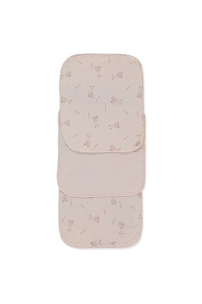 Bebetto BAMBOO INTERLOK WIPES 3 PACK 20X20CM (BAMBOO SO SWEET) C 1040