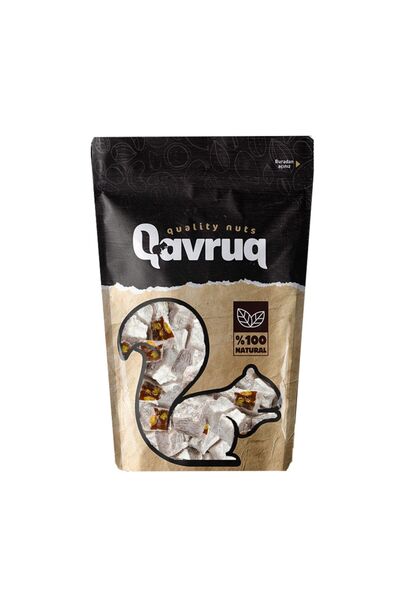Qavruq quality nuts Double Roasted Antep Peanuts with Lokum 1 kg