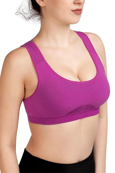 MioFit Seamless Sports Bra with Macrophylla Support