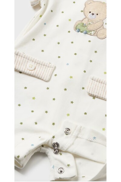 MAYORAL Newborn Collared Jumpsuit