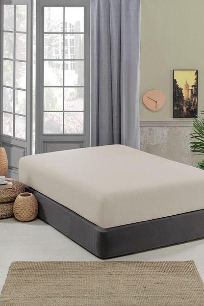 conzaliza Battal Boy Cotton Elastic Sheet| 180 x 200 cm
