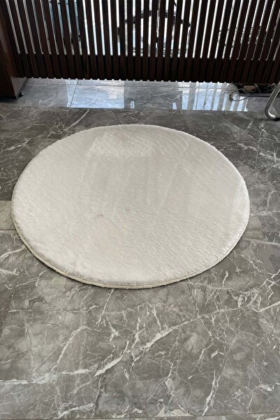 tropikal home White Post Plush Cutting Carpet - Runner, Non-Slip Base and Washable Fluffy