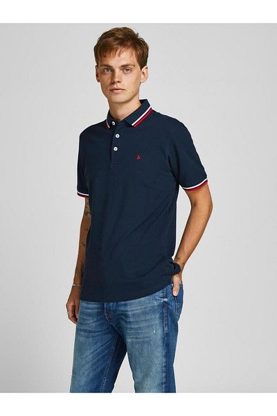 Jack & Jones Ανδρικό μπλουζάκι Jack Jones Paulos Polo Neck 12136668