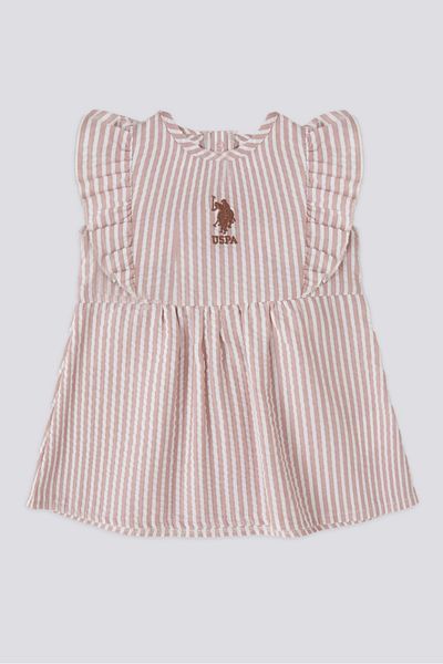 U.S. Polo Assn. Baby Girl Yellow Dress Usb1981