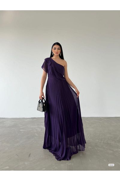 Secret Passion Lingerie NEW MODEL PLEATED LINED CHIFFON EVENING DRESS AND HOLIDAY DRESS582849 742
