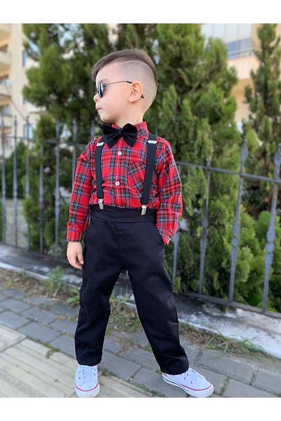 KiddyBO 23 April Holiday Shirt / Pants / Bow Tie Set of 3