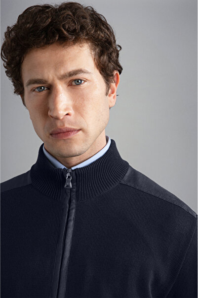 PAUL&SHARK COTTON SWEATER WITH ZIP